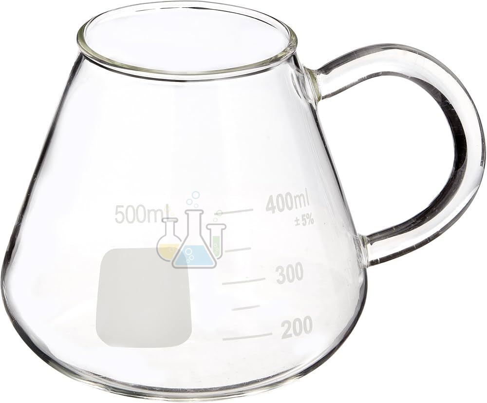 Erlenmeyer Flask Mug Borosilicate